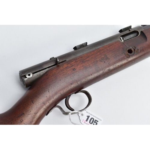 105 - (FIREARM CERTIFICATE REQUIRED TO PURCHASE THIS LOT) A WINCHESTER .22'' SHORT MODEL 74 SEMI AUTOMATIC... 