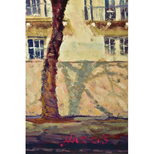 314 - ROLF HARRIS (AUSTRALIAN 1930) 'CYCLIST, BAYSWATER ROAD', a limited edition print, 116/195, signed to... 