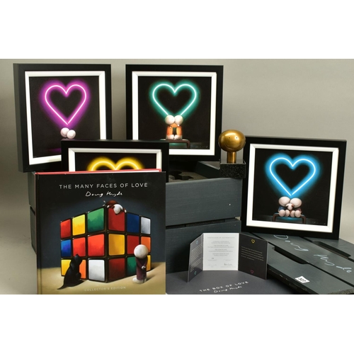 327 - DOUG HYDE (BRITISH 1972) 'BOX OF LOVE', a limited edition box set comprising a 13cm bronze sculpture... 