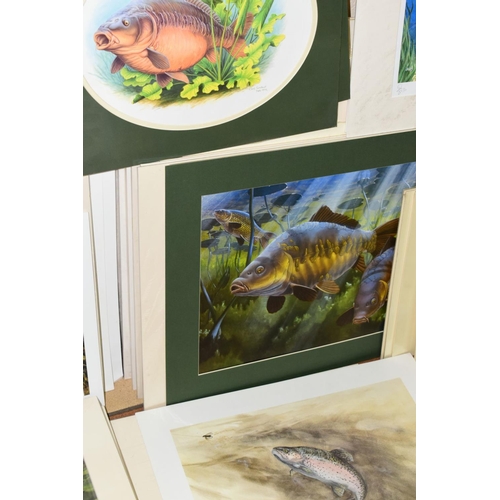 350 - FISH AND MARINE LIFE RELATED PRINTS, to include limited editions, artists include K. Vaudin, Chris T... 