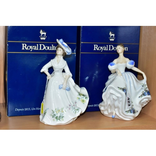 423 - TWO BOXED ROYAL DOULTON LADY FIGURES, Beatrice HN3263 and Adele HN2480 (2)