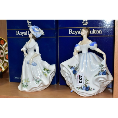 423 - TWO BOXED ROYAL DOULTON LADY FIGURES, Beatrice HN3263 and Adele HN2480 (2)