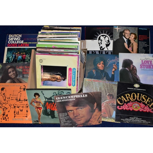 466 - A BOX OF LPS INCLUDING MUSICALS, EASY LISTENING, ETC, artists include Bing Crosby, Ella Fitzgerald, ... 