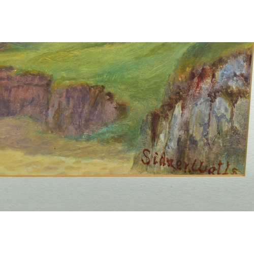 473 - SYDNEY WATTS (20TH ENTURY), a pair of early 20th century watercolours, the first depicts cattle graz... 