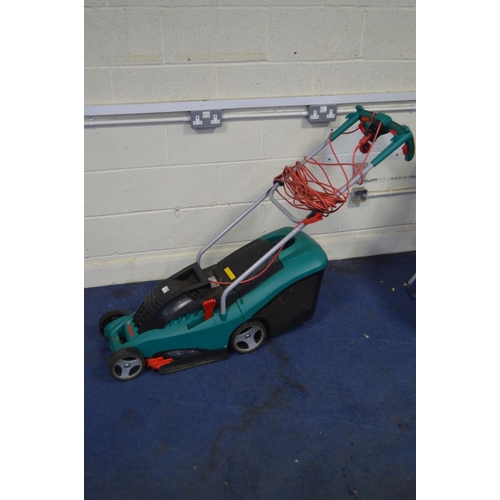 1019 - A BOSCH ROTAK 34 ERGOFLEX ELECTRIC LAWN MOWER