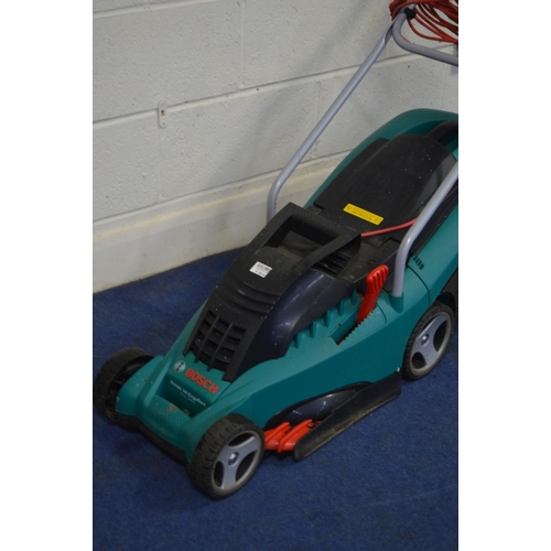 1019 - A BOSCH ROTAK 34 ERGOFLEX ELECTRIC LAWN MOWER