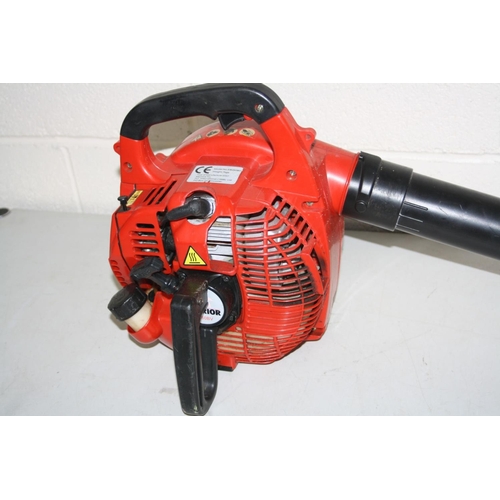 1099 - A WARRIOR EB260BV PETROL GARDEN BLOWER (engine pulls freely but hasn't been started)