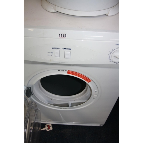 1125 - A WHITE KNIGHT TUMBLE DRYER and a white Knight Spin Dryer (both PAT pass and working) (2)