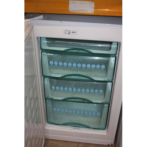 1145 - A HAIER UNDER COUNTER FREEZER 50cm wide (PAT pass and working @ -18 degrees)