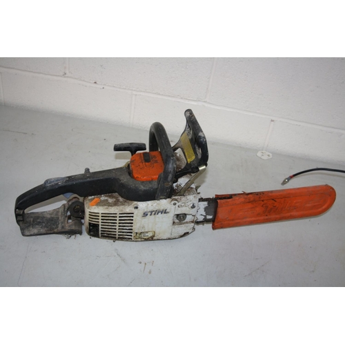 1174 - A STIHL O11AV PETROL CHAINSAW  in distressed condition (engine pulls freely but not started)