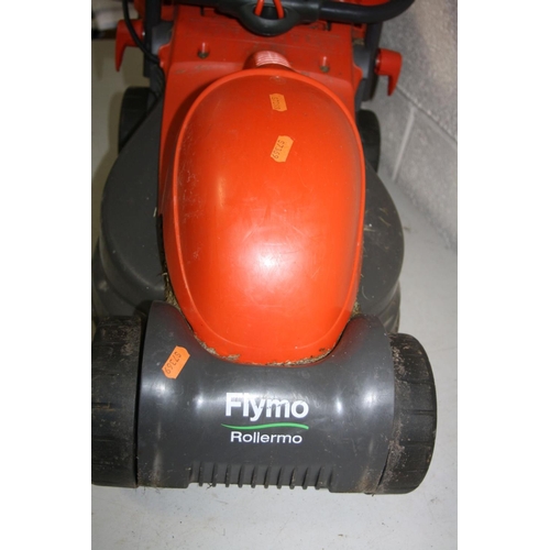 1180 - A FLYMO FLEXIMO ELECTRIC LAWN MOWER with grass box (PAT pass and working)