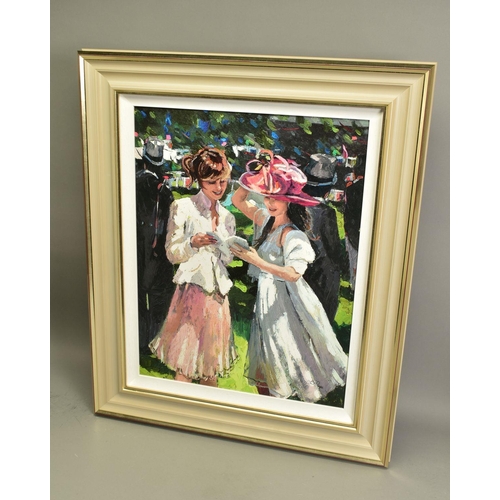 308 - SHERREE VALENTINE DAINES (BRITISH 1959) 'ROYAL ASCOT LADIES DAY II' a limited edition print 78/195 d... 