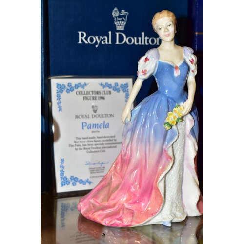 332 - FIVE BOXED ROYAL DOULTON FIGURES, comprising limited edition 'Le Bal' HN3702, No 1821/5000, with cer... 