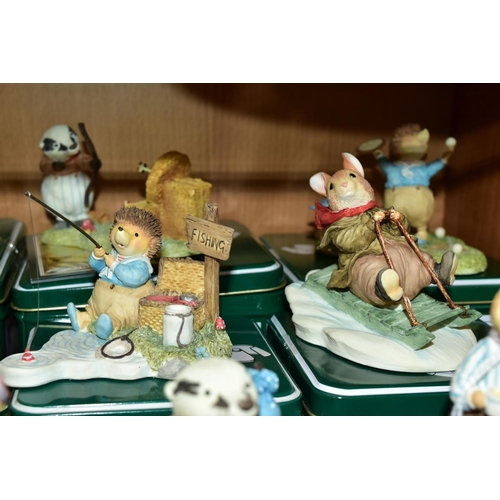 340 - ELEVEN VILLEROY & BOCH FOXWOOD TALES FIGURES, comprising 'Rue Rabbit' No 1, 'Jeremy Badger' No 3, 'K... 