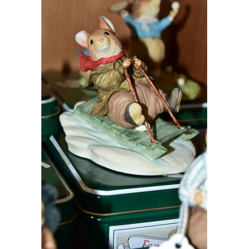 340 - ELEVEN VILLEROY & BOCH FOXWOOD TALES FIGURES, comprising 'Rue Rabbit' No 1, 'Jeremy Badger' No 3, 'K... 