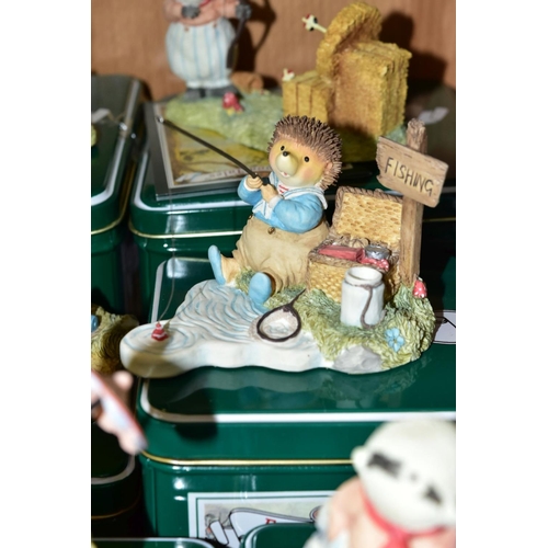 340 - ELEVEN VILLEROY & BOCH FOXWOOD TALES FIGURES, comprising 'Rue Rabbit' No 1, 'Jeremy Badger' No 3, 'K... 