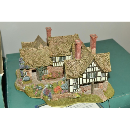 352 - TWO BOXED LILLIPUT LANE SCULPTURES, comprising limited edition 'Reflections of Jade' No3761, with de... 