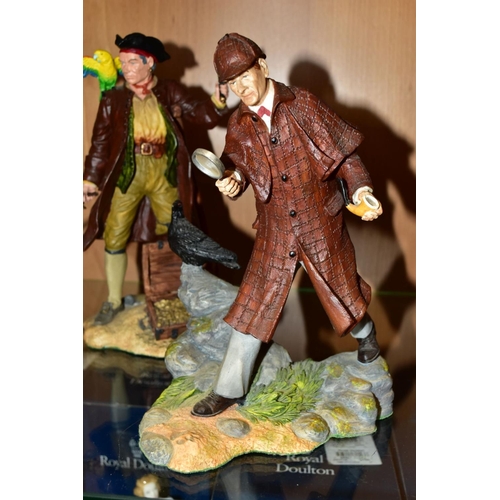 354 - SEVEN ROYAL DOULTON CHARACTER SCULPTURES, 'Dick Turpin' HN3637 (slight nicks to tree trunk), 'D'Arta... 