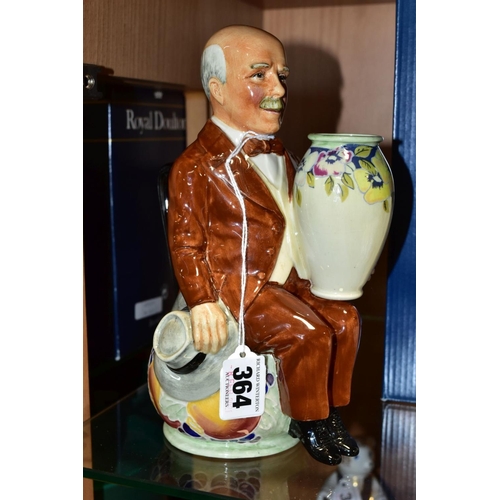 364 - A KEVIN FRANCIS CERAMICS LIMITED EDITION TOBY JUG, 'William Moorcroft' No74/350, modelled by Douglas... 