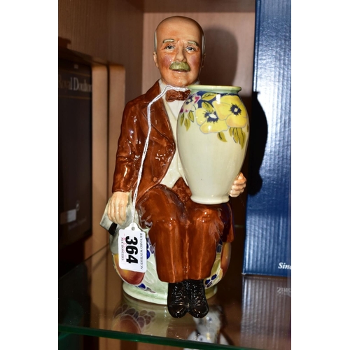 364 - A KEVIN FRANCIS CERAMICS LIMITED EDITION TOBY JUG, 'William Moorcroft' No74/350, modelled by Douglas... 