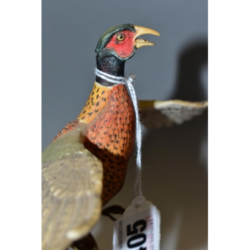 405 - A BORDER FINE ARTS SCULPTURE 'Rising Pheasant' L46, modelled by F Falco from Birds by Frank Falco