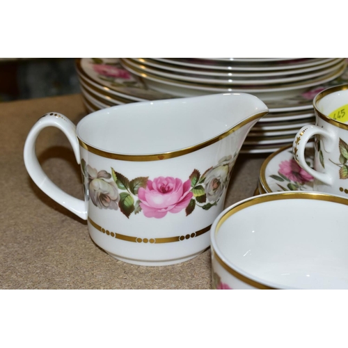 445 - ROYAL WORCESTER 'ROYAL GARDEN' PART DINNER SERVICE, comprising six of each dinner plate, side plates... 