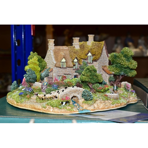 446 - THIRTY LILLIPUT LANE SCULPTURES FROM THE SOUTH WEST AND BRITISH COLLECTION, (boxed and with deeds ex... 