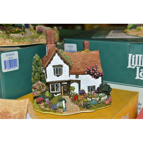 446 - THIRTY LILLIPUT LANE SCULPTURES FROM THE SOUTH WEST AND BRITISH COLLECTION, (boxed and with deeds ex... 