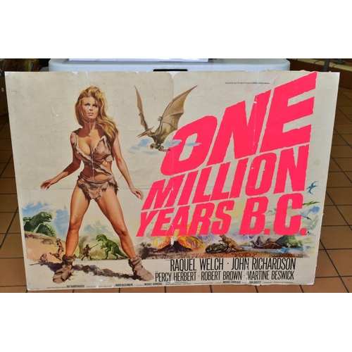 461 - ONE MILLION YEARS B.C (1966), first release U.K. quad poster for the Associated British - Pathe/Hamm... 