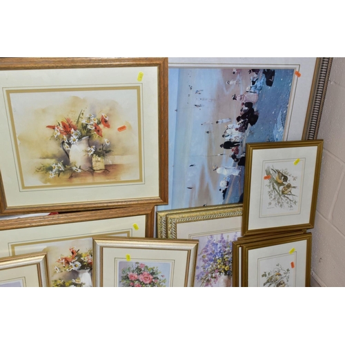 515 - DEREK BROWN (1924-2009), six framed limited edition prints of still life flower studies, signed to l... 