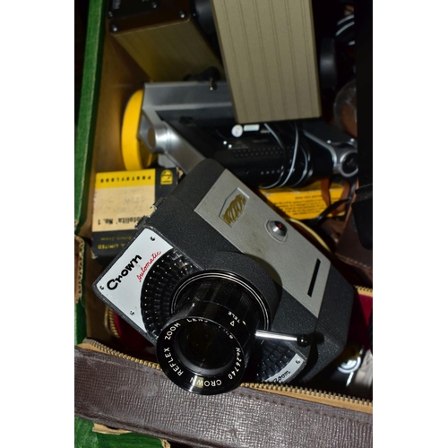 542 - A BOX OF PHOTOGRAPHIC EQUIPMENT AND TECHNOLOGY, including a Sony laptop, Miranda Pro tripod, a Fujif... 