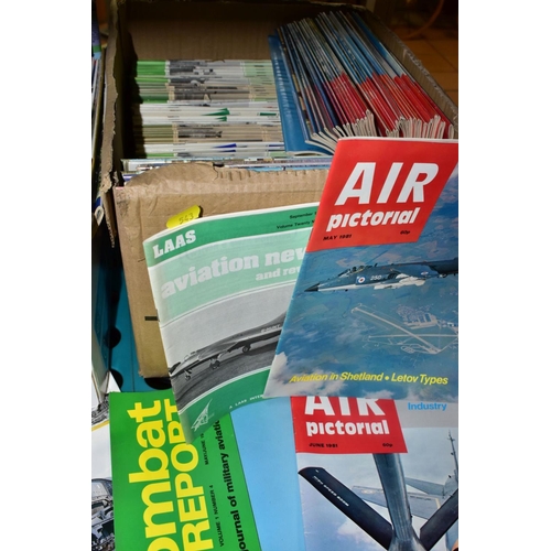 543 - A QUANTITY OF ASSORTED AVIATION AND RAILWAY RELATED MAGAZINES, titles include Air Pictorial Fly Past... 