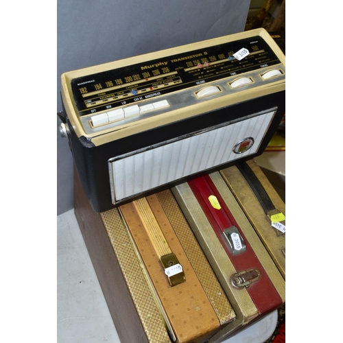 559 - VINTAGE RADIOS, comprising two Ever Ready Batrymax 107 models,  Vidor CN426 portable receiver and Mu... 