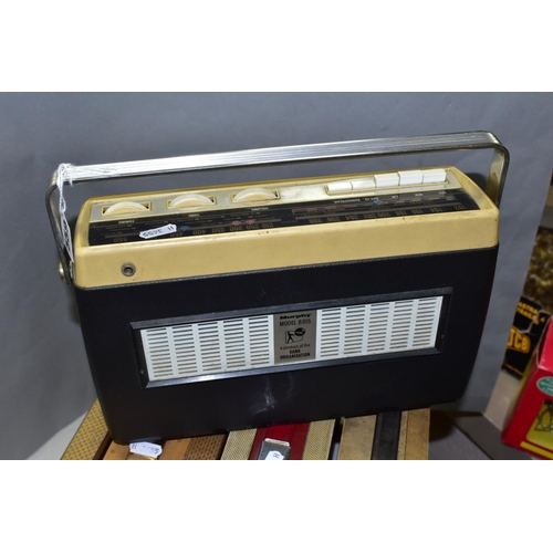 559 - VINTAGE RADIOS, comprising two Ever Ready Batrymax 107 models,  Vidor CN426 portable receiver and Mu... 