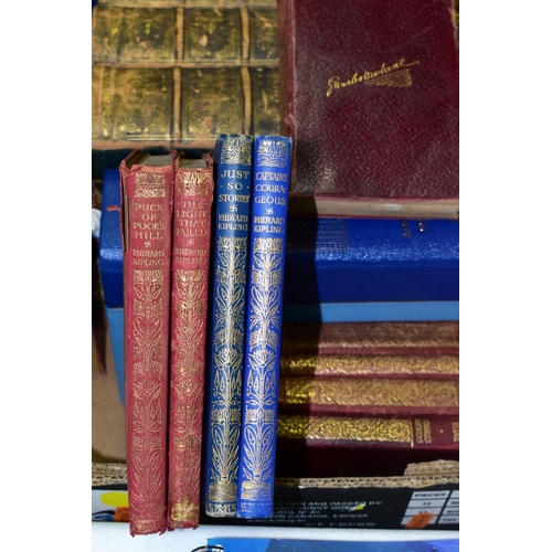 584 - BOOKS, a collection of classic novels and works, comprising ALICE'S ADVENTURES IN WONDERLAND by Lewi... 