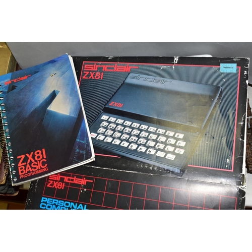 585 - A BOXED SINCLAIR ZX81 Personal computer complete with programming book, power supply  and cables