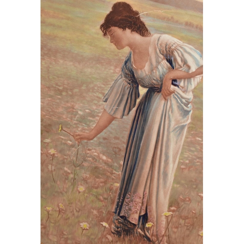 611 - AFTER WILLIAM HENRY MARGETSON, a pair of mezzotint prints, 'The Sea Hath it's Pearls' and 'The Flowe... 