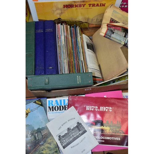 628 - A QUANTITY OF MODEL RAILWAY CATALOGUES AND MAGAZINES, assorted 1970's and 1980's catalogues includin... 