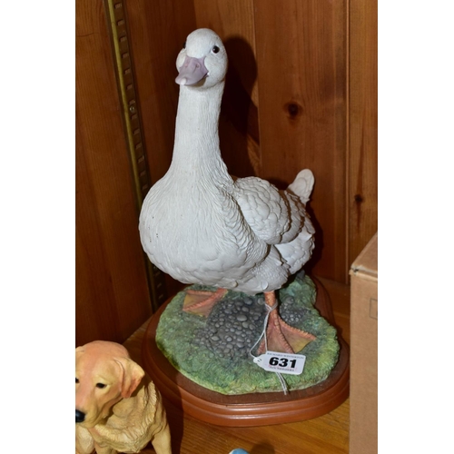 631 - A GROUP OF BORDER FINE ARTS SCULPTURES, comprising Birds by Russell Willis, 'Farmyard Duck' A0126, '... 