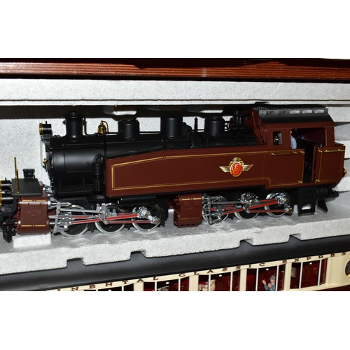 637 - AN LGB G GAUGE CONTINTENTAL CLASSIC EXPRESS STARTER TRAIN SET, No 70700, comprising 0-6-6-0 Mallet T... 