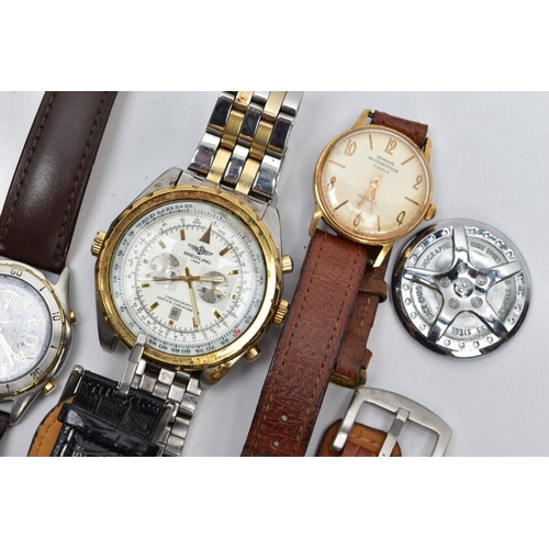 67 - A BOX OF ASSORTED WRISTWATCHES, to include ladies and gentlemen's wristwatches of various designs an... 