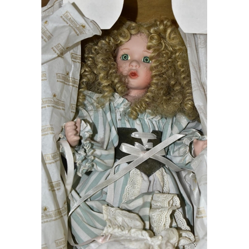 680 - THREE BOXED ASHTON DRAKE GALLERIES PORCELAIN COLLECTORS DOLLS, 'Little Bo Peep' from Wendy Lawton's ... 