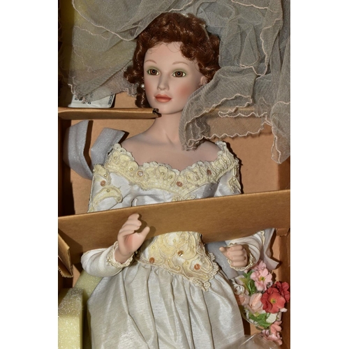 680 - THREE BOXED ASHTON DRAKE GALLERIES PORCELAIN COLLECTORS DOLLS, 'Little Bo Peep' from Wendy Lawton's ... 