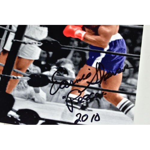 703 - SPORTING AND FILM MEMORABILIA, ETC, to include signed photographs of Alan Minter and John Conteh wit... 