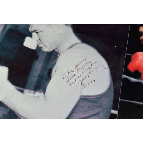 703 - SPORTING AND FILM MEMORABILIA, ETC, to include signed photographs of Alan Minter and John Conteh wit... 