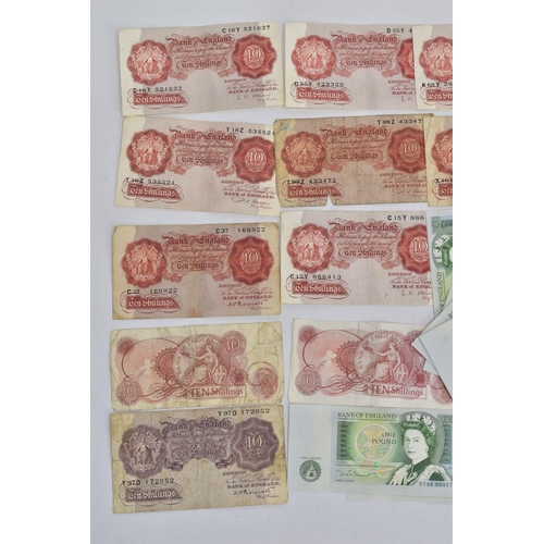 164 - A SELECTION OF ENGLISH BANKNOTES, to include (37) Somerset twenty consecutive and seventeen consecut... 