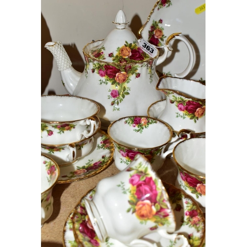 363 - A GROUP OF ROYAL ALBERT OLD COUNTRY ROSES TEA, DINNER AND GIFTWARES, including a fifteen piece coffe... 