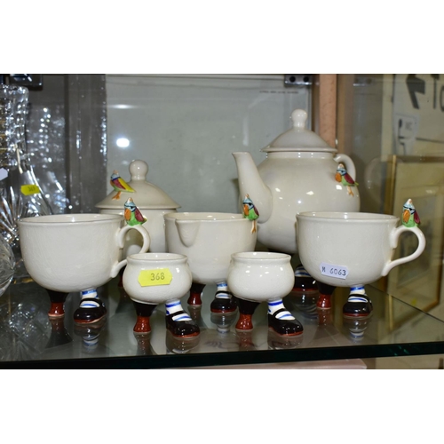 A CARLTON WARE STYLE PIRATE WALKING WARE PART TEA SET, all A CARLTON WARE STYLE PIRATE WALKING WARE PART TEA SET, all