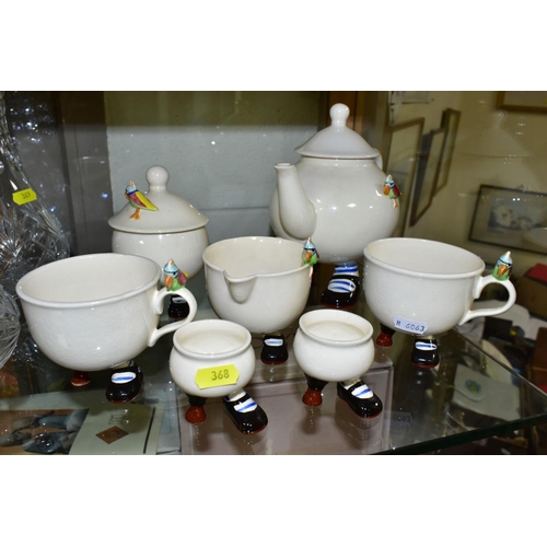 A CARLTON WARE STYLE PIRATE WALKING WARE PART TEA SET, all A CARLTON WARE STYLE PIRATE WALKING WARE PART TEA SET, all