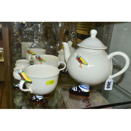 A CARLTON WARE STYLE PIRATE WALKING WARE PART TEA SET, all A CARLTON WARE STYLE PIRATE WALKING WARE PART TEA SET, all